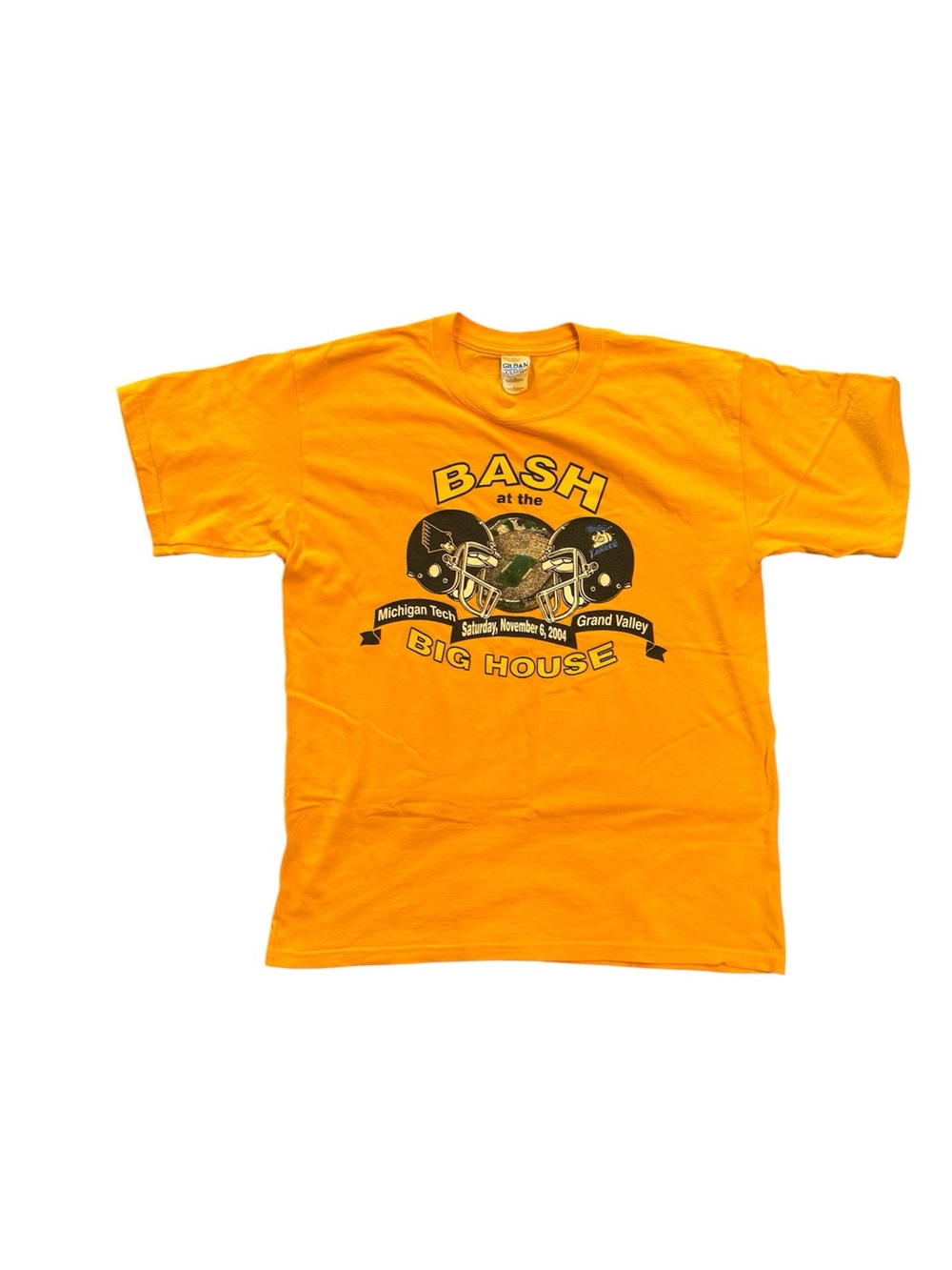 2004 Michigan Tech Bash at Big House College Football T-Shirt vs Grand Valley